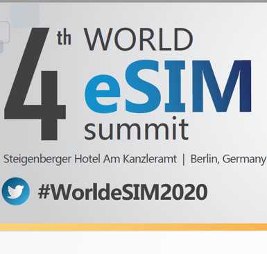 Logotipo de la 4ta Cumbre Mundial eSIM 2020